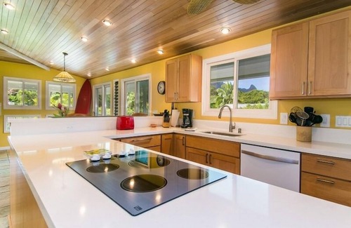 Wainiha House | Spacious, mountain view home, across from beach path! Ka Wai Aloha TVNC-5137
