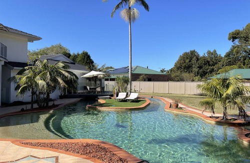 Salamander Bay House | Spacious Poolside Haven in Port Stephens