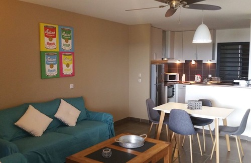 La Saline Les Bains Apartment | Spacious T3 Beautiful Pool, Air Conditioned Lagoon Relaxing And Calm View