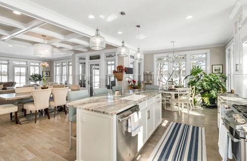 Gilford House | Spectacular Winnipesaukee Point Lot With Custom Home and Separate Guest Space