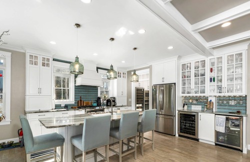 Gilford House | Spectacular Winnipesaukee Point Lot With Custom Home and Separate Guest Space