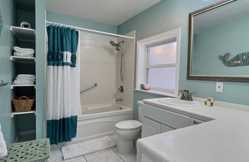 Dolphin's Cove House | Sprawling, private pool oasis with plenty of room for R&R! Pet Friendly!
