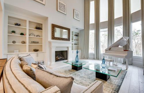 Suwanee House | Sprawling Suwanee Home Theater, Pool, Hot Tub!