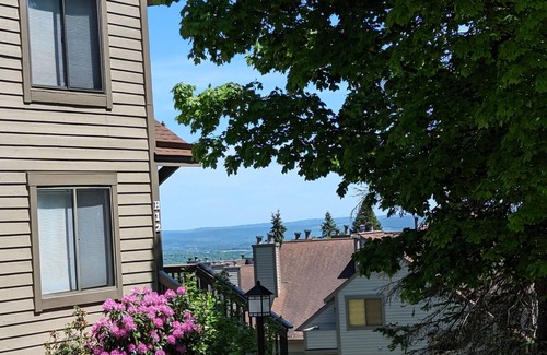 Seven Springs Condo | Spring/Summer on the Mountain at 7 Springs! Updated & Cozy condo! Ski in/Ski out