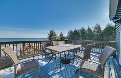 St Ignace House | St Ignace Cottage with Deck and Beach on Lake Huron!