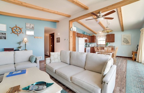 St Ignace Cottage | St. Ignace Cottage w/Deck & Beach on Lake Huron!