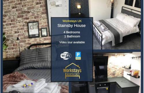 Thornaby On Tees House | Stainsby House 4 Bedrooms Workstays UK