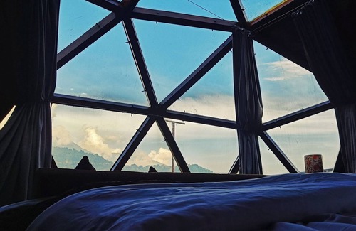 Dharamshala Cabin | Starlit Dome by Heaven's View B&B Mcleod Ganj 1st and only geodesic wooden dome.