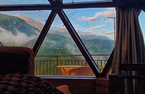 Dharamshala Cabin | Starlit Dome by Heaven's View B&B Mcleod Ganj 1st and only geodesic wooden dome.