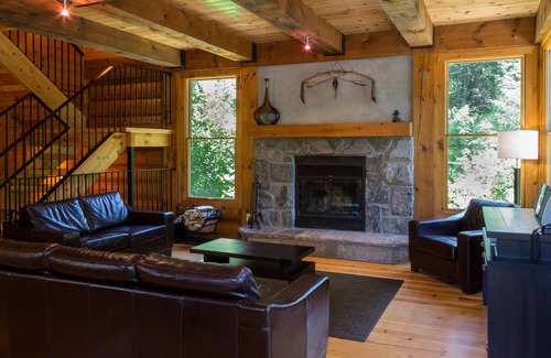 Lac Superieur Village Ski Chalet | Stay & Relax in our Log cabin in the woods