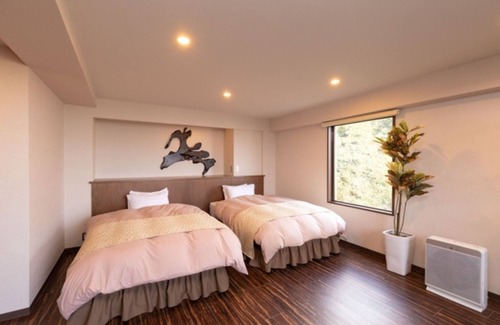 Beppu Hotel | Stay without meals 2F twin room with indoor hot spring bath nonsmoking/Beppu Ōita