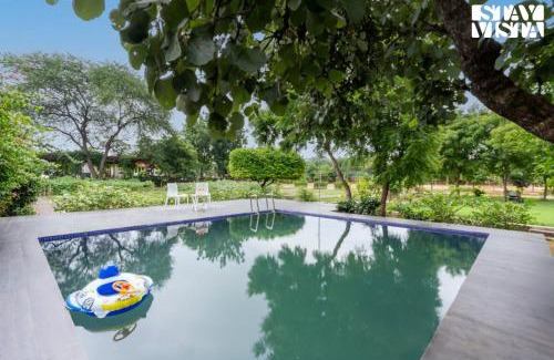 Bhiwadi Villa | StayVista at Idyllic Farmhouse - A Glasshouse with Outdoor Pool