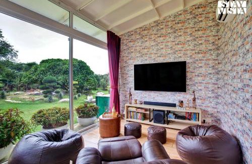 Bhiwadi Villa | StayVista at Idyllic Farmhouse - A Glasshouse with Outdoor Pool