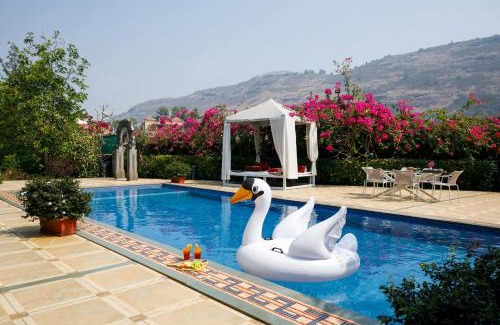 Kune Village Villa | StayVista's Le Sutra Great Escapes - Geometrica - Artistic Rooms, Mountain View, Pool, and Gazebo Retreat