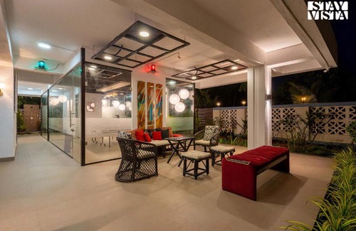 Wadgaon Villa | StayVista's River Song - Riverview Villa with Jacuzzi & Indoor Fun