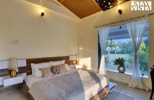 Bhojpur Villa | StayVista's The River Villa - Pet-Friendly Riverside Villa with Lawn & Bonfire