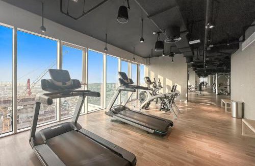 Bur Dubai Apartment | Steps from the Metro & Sheikh Zayed Road, close to World Trade Center, with amazing Dubai Frame views!