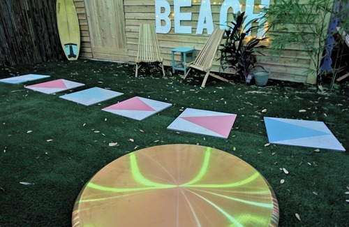 Cocoa Beach House | Steps to Beach - Spacious 2BR + Arcade & Resort Backyard