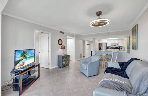 Bonita Shores Condo | Steps to Bonita Beach | Peaceful Canal-Front Condo w/Water Views