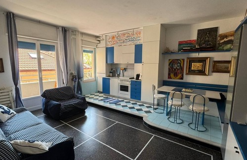Pietra Ligure Apartment | Stone by the sea. 30 meters from the beach. Up to 6 people.