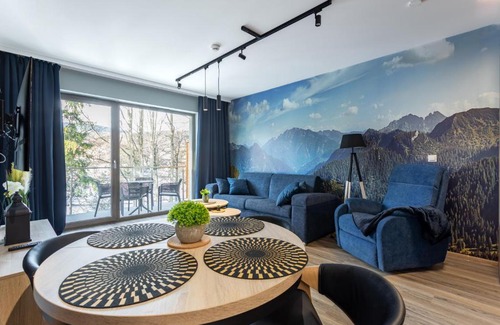 Szklarska Poreba Apartment | Stone Hill Apartament Wellness z basenem jakuzi saunami prywatnym garażem i rowerami w cenie