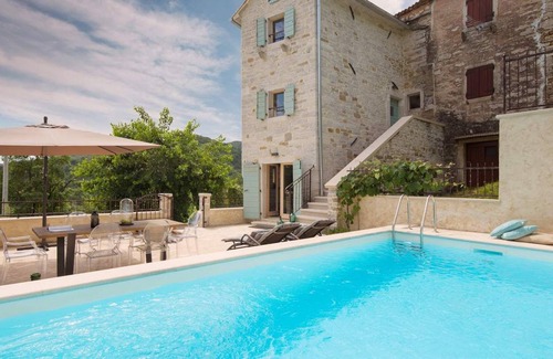 Gradinje House | Stone house with pool with hydromassage, panoramic view