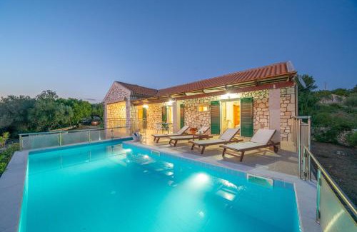 Erisos Villa | Stone Villa Eriphyle ,private witn sunset view