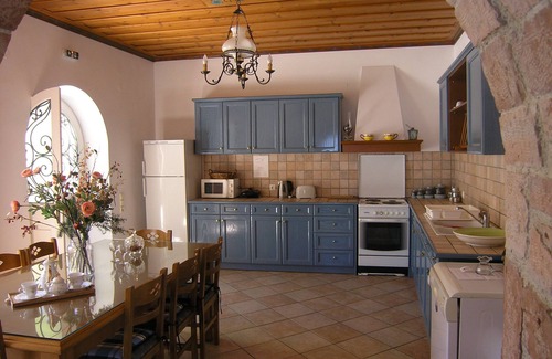 Petaleia Villa | Stone Villa Olympia with stunning Sea views, private pool - perfect for families