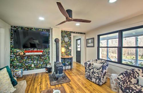 Nellysford House | Stoney Creek Cottage Waterfront Hot Tub, Fire Pit