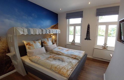 Tossens Cottage | Strandkorb-zimmer - Ferienzimmer Villa Küstenwind