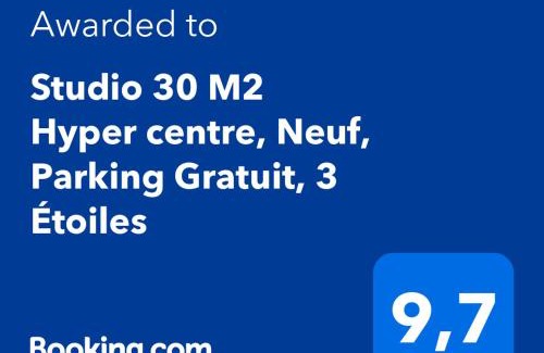 Prado - Republique Apartment | Studio 30 M2 Hyper centre, Neuf, Parking Gratuit, 3 Étoiles