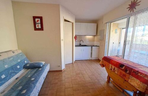 Marseillan Plage Apartment | Studio 4 couchages avec terrasse et parking privé sécurisé - FR-1-326-591