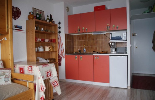 Prapoutel Apartment | Studio 4 people 21m ², in the heart of the resort, beautiful view of the valley