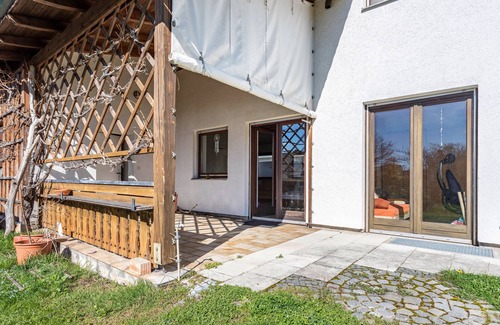 Seeon-Seebruck Apartment | Studio Apartment 'Fuchsbau Am Chiemsee' with Private Terrace and Wi-Fi