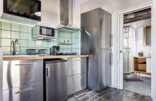 Barrio del Carmen Apartment | Studio Apartment 'Estudio 4 Centro Histrico Valencia' with Garden and Air Conditioning