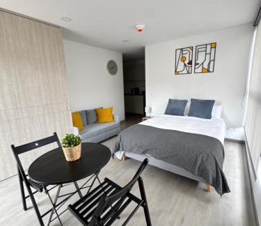 Usaquen Apartment | Studio Apartment in Usaquen - cercania a Fundación Santa Fe, Embajada Canada, Alemania, Mexico e India