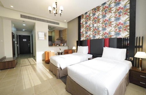 Al Barsha 1 Apartment | Studio Apartment Near Mashreq Metro Station By Luxury Bookings AH