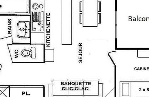 Les Saisies Apartment | Studio cabine central Les Saisies 4 pers - FR-1-594-159