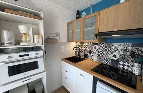 Auris Apartment | Studio cabine rénové, 4 couchages, pied des pistes, parking, balcon sud - FR-1-297-160