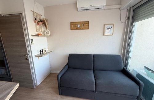 Carnon-Plage Apartment | Studio Cabine Vue mer et Port