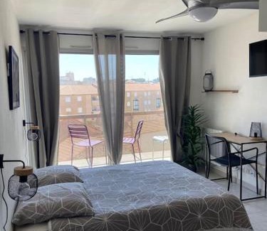 Cadereau Apartment | Studio clim parking dhuoda