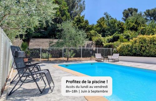 Roquevaire House | Studio cosy avec brasero, pour un séjour détente