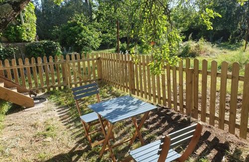 Villevieille Ski Chalet | Studio en bois independant avec terrasse et jardin