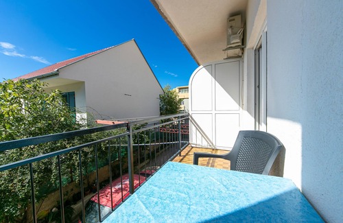Gradac Apartment | Studio flat with balcony and sea view Gradac, Makarska (AS-14708-b)