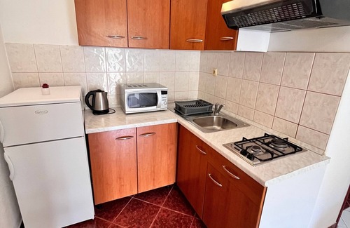 Metajna Apartment | Studio flat with terrace and sea view Metajna, Pag (AS-208-a)
