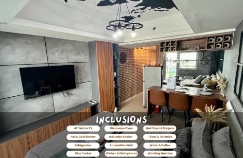 San Fernando Apartment | Studio for Couples with Stunning Mt Arayat View