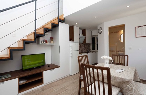 Baska Apartment | Studio Kate on two floors with terrace and balcony
