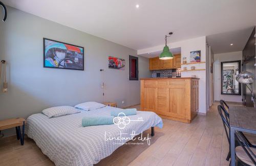 Guecelard House | Studio "La Citrie" Terrasse, chevaux et nature