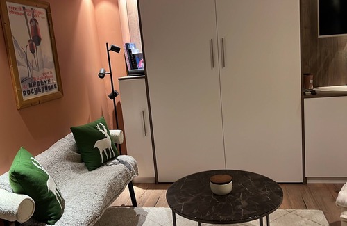 Megeve Apartment | Studio Megève, Mont d'Arbois, 5 minutes from the slopes