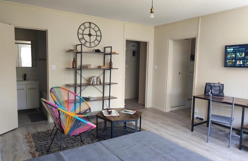 Flace Apartment | Studio - meublé tourisme, trois étoiles - 34 M2 refait à neuf- Résidence